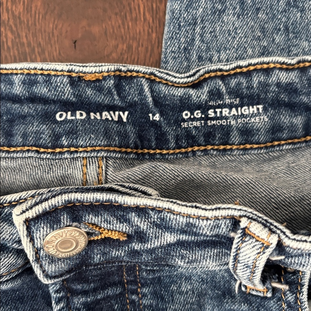 Old Navy O.G. Straight stonewash women’s jeans - Picture 3 of 4